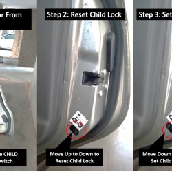 Child Lock in Car Setting