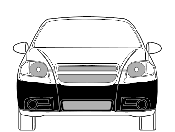 Tata Indica V2 Front Bumper Dent Paint 