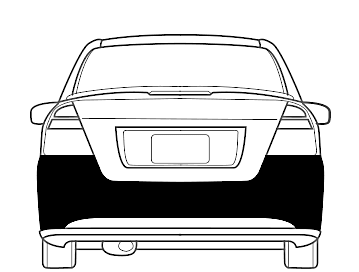 Chevrolet Aveo Rear Bumper Dent Paint 