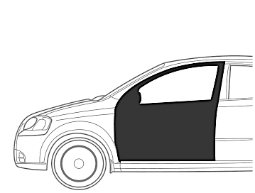 Maruti Celerio Front Door Left - Dent Paint 