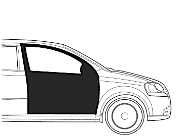 Maruti SX 4 Front Door Right - Dent Paint 